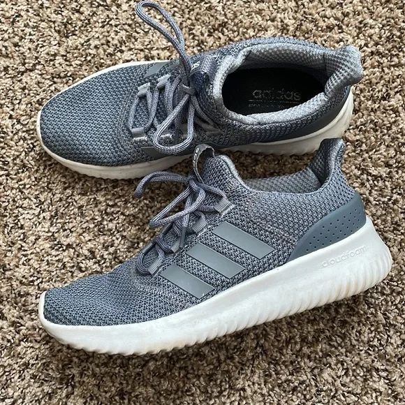 Grey Adidas Neo Cloudfoam Ultimate Men's Shoes Adidas Shoes